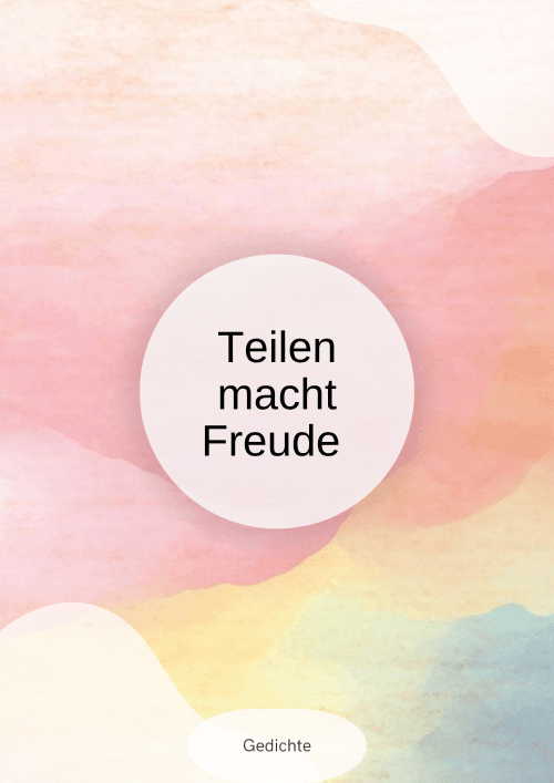 Teilen Macht Freude